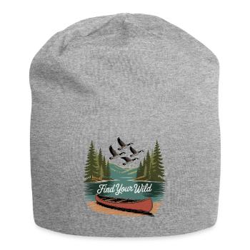 Find Your Wild – Canoe Adventure - Jersey-Beanie - Grau meliert - Vorne