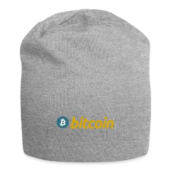 Bitcoin (Bitcoin) - Jersey-Beanie - Grau meliert - Vorne