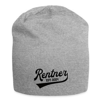Rentner 2024 Rentenbeginn Rente in 24 Ruhestand - Jersey-Beanie - Grau meliert - Vorne
