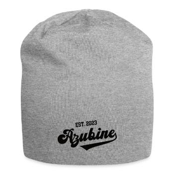 Azubine 2023 Lehrling Start Ausbildung Azubi - Jersey-Beanie - Grau meliert - Vorne