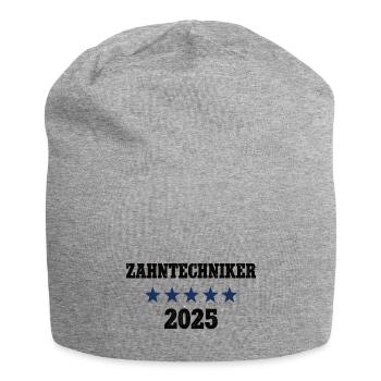 Zahntechniker 2025 Beruf Zahntechnik Lehre - Jersey-Beanie - Grau meliert - Vorne