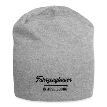 Fahrzeugbauer in Ausbildung Lehre Fahrzeugbau - Jersey-Beanie - Grau meliert - Vorne