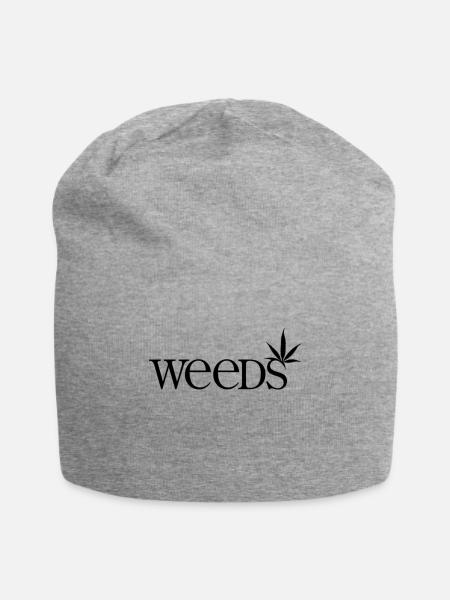 Unkraut - Jersey-Beanie - Grau meliert