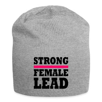 Strong female lead - Bonnet en jersey - gris chiné - Devant
