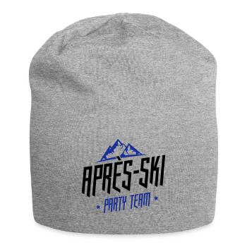 apres ski team party - Jersey Beanie - heather grey - Front