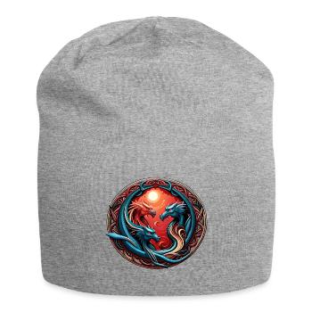 DRAGON FIGHT SYMBOL - Jersey-Beanie - Grau meliert - Vorne