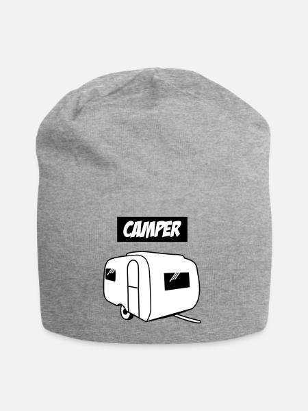 Camper - Jersey-Beanie - Grau meliert