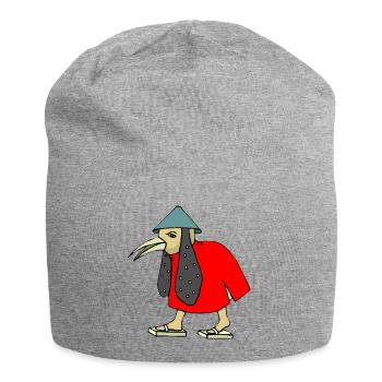 Asiatique cadeau amusant asiatique comique Birdman - Bonnet en jersey - gris chiné - Devant