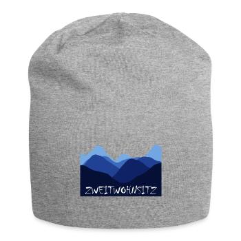 Die Berge sind mein Zweitwohnsitz T-shirt - Jersey-Beanie - Grau meliert - Vorne