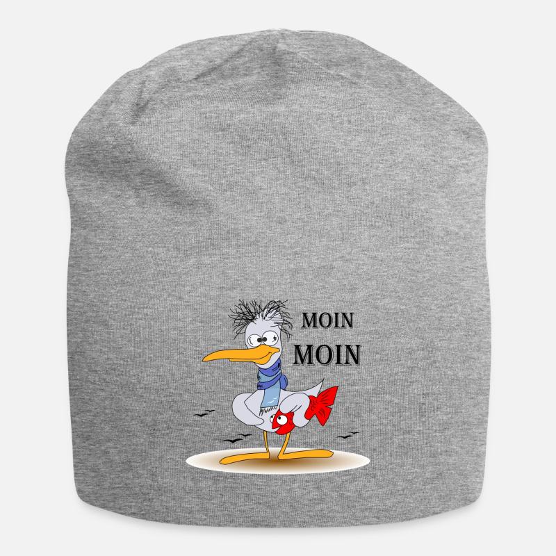 Moin Moin - Bonnet en jersey - gris chiné