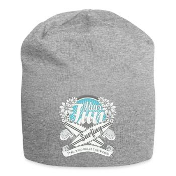 SURFING, SURFING - Jersey Beanie - heather grey - Front