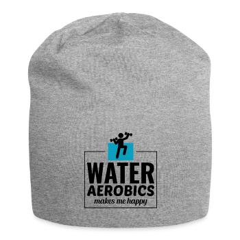 Aquagym Fitness aquatique Aqua Exercice - Bonnet en jersey - gris chiné - Devant