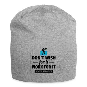Aquagym Fitness aquatique Aqua Exercice - Bonnet en jersey - gris chiné - Devant