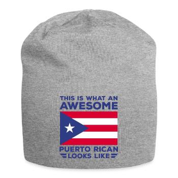 Porto Rico - Bonnet en jersey - gris chiné - Devant
