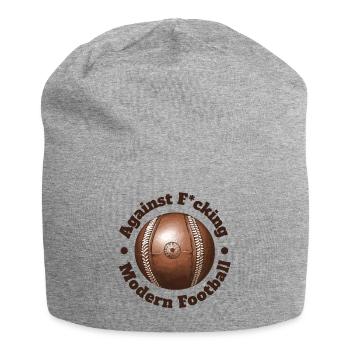 Against Fucking Modern Football Soccer Oldschool - Jersey-Beanie - Grau meliert - Vorne