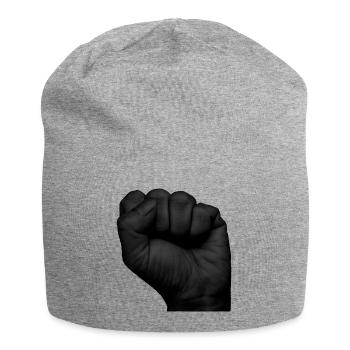 Fist Black Lives matter - Bonnet en jersey - gris chiné - Devant