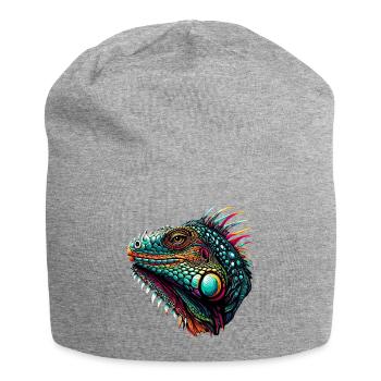 Iguane - Bonnet en jersey - gris chiné - Devant