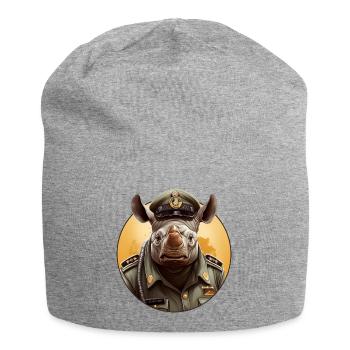 Police des rhinocéros - Bonnet en jersey - gris chiné - Devant