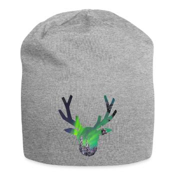 Polar Elch 2 Aurora - Jersey-Beanie - Grau meliert - Vorne