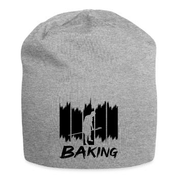 Bake - Jersey Beanie - heather grey - Front