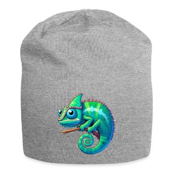 Caméléon - Bonnet en jersey - gris chiné - Devant