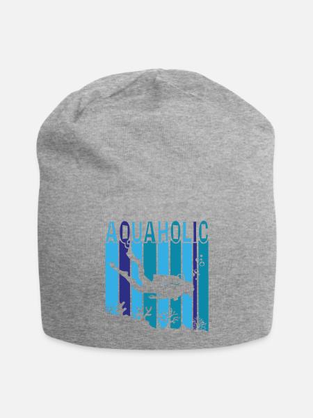 Aquaholic - Jersey-Beanie - Grau meliert