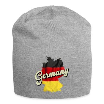 Allemagne Pays Umgrisse Géographie Carte - Bonnet en jersey - gris chiné - Devant