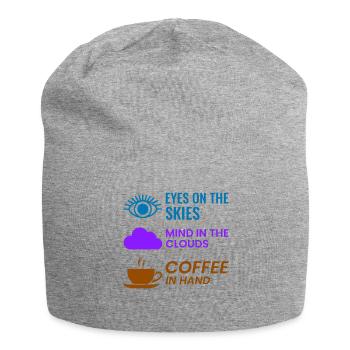 Contrôleur de la circulation aérienne Café ATC Aviation Humour - Bonnet en jersey - gris chiné - Devant