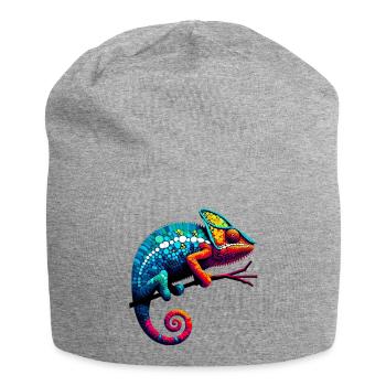Caméléon - Bonnet en jersey - gris chiné - Devant
