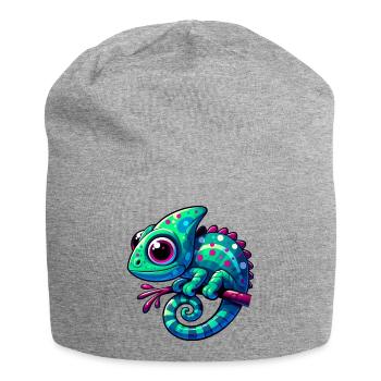 Caméléon - Bonnet en jersey - gris chiné - Devant