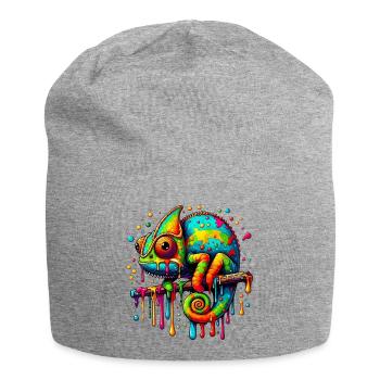 Caméléon - Bonnet en jersey - gris chiné - Devant
