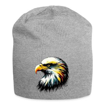 Eagle - Jersey Beanie - heather grey - Front