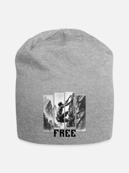 Climb - Jersey-Beanie - Grau meliert