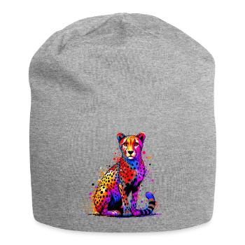 Guépard - Bonnet en jersey - gris chiné - Devant