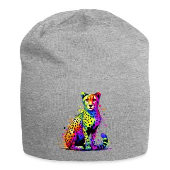 Guépard - Bonnet en jersey - gris chiné - Devant