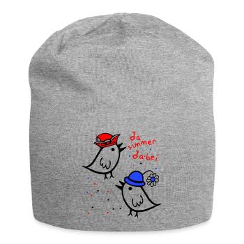 there is always a carnival - Jersey Beanie - heather grey - Front