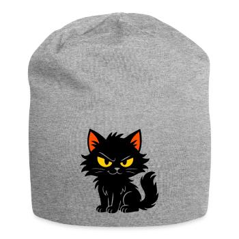 Sweet kitten - Jersey Beanie - heather grey - Front