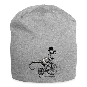 Velociraptor - Jersey Beanie - heather grey - Front