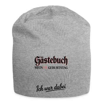 Guestbook 19th Birthday – I Was There Shirt - Jersey Beanie - heather grey - Front