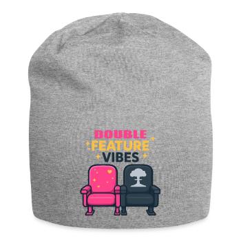 Double caractéristique - Bonnet en jersey - gris chiné - Devant