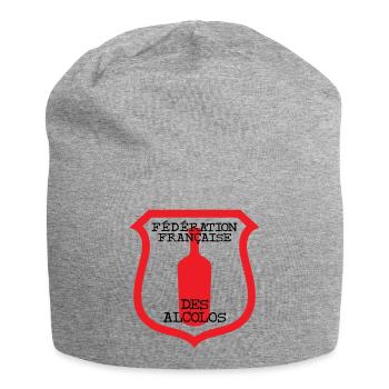 French Federation of Alcolos - Jersey Beanie - heather grey - Front
