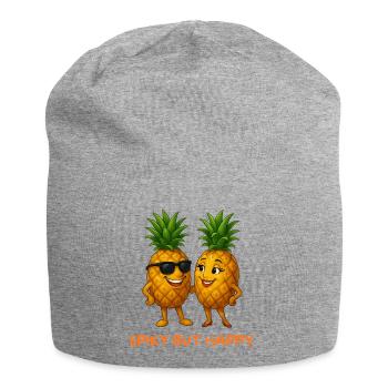 Sonnenananas Duo - Jersey-Beanie - Grau meliert - Vorne