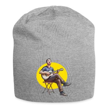 ACOUSTIC GUITARIST - sound & vision - Bonnet en jersey - gris chiné - Devant