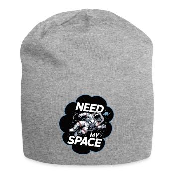 Space Travel Saying Need My Space - Jersey Beanie - heather grey - Front