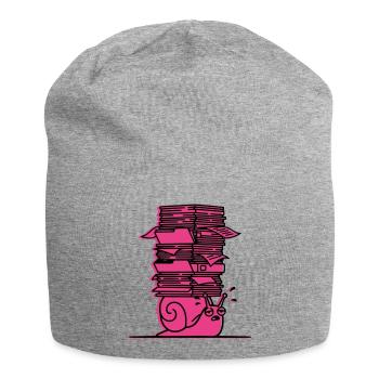 Snail Books : Apprentissage de la bande dessinée - Bonnet en jersey - gris chiné - Devant