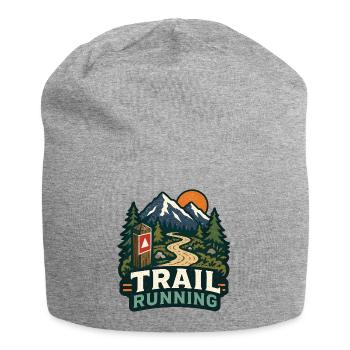 Trail Running - Jersey Beanie - heather grey - Front