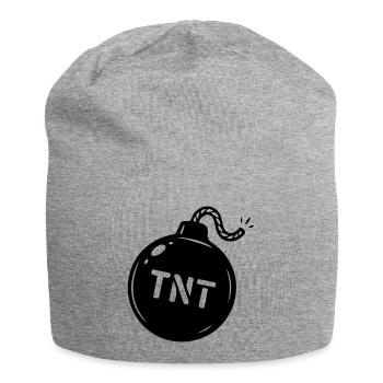 Symbole TNT de la bombe - Bonnet en jersey - gris chiné - Devant