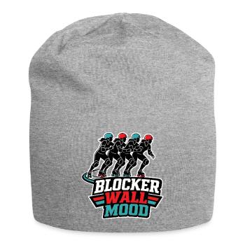 BLOCKER WALL MOOD - Jersey-Beanie - Grau meliert - Vorne