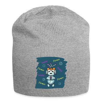 Fille d’honneur - Bonnet en jersey - gris chiné - Devant