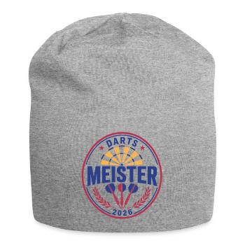 Champion de fléchettes 2026, Maillot gagnant, sweat à capuche, casquette, sac - Bonnet en jersey - gris chiné - Devant
